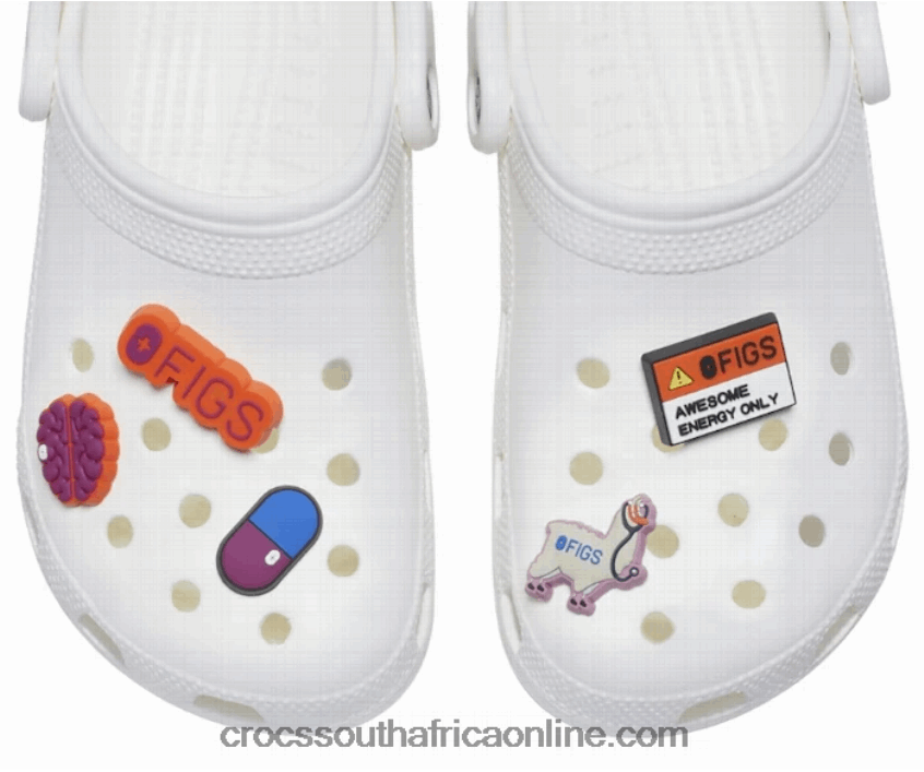 Women Figs X Crocs Pack White Crocs FBL6TX276