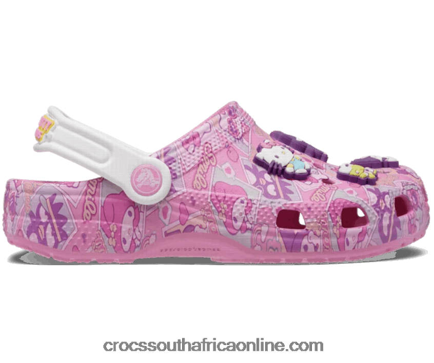 Women Hello Kitty And Friends Classic Clog Pink Crocs FBL6TX32