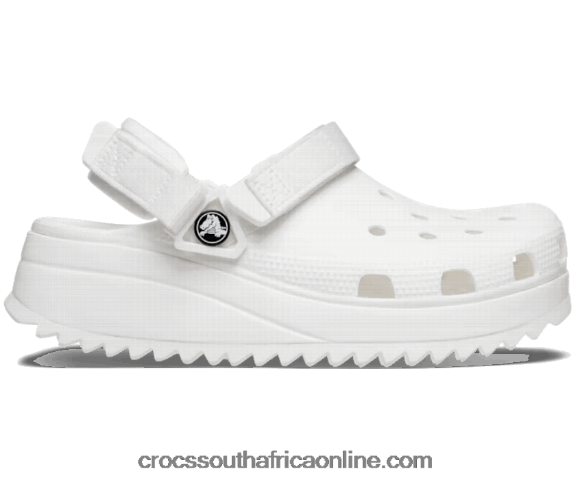 Women Hiker Clog White Crocs FBL6TX259