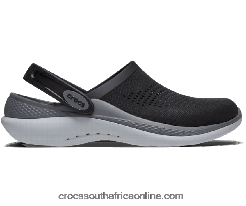 Women Literide 360 Clog Black/Slate Grey Crocs FBL6TX49