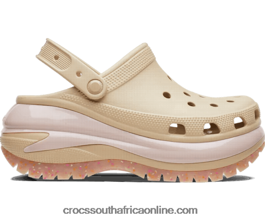 Women Mega Crush Clog Chai/Multi Crocs FBL6TX108