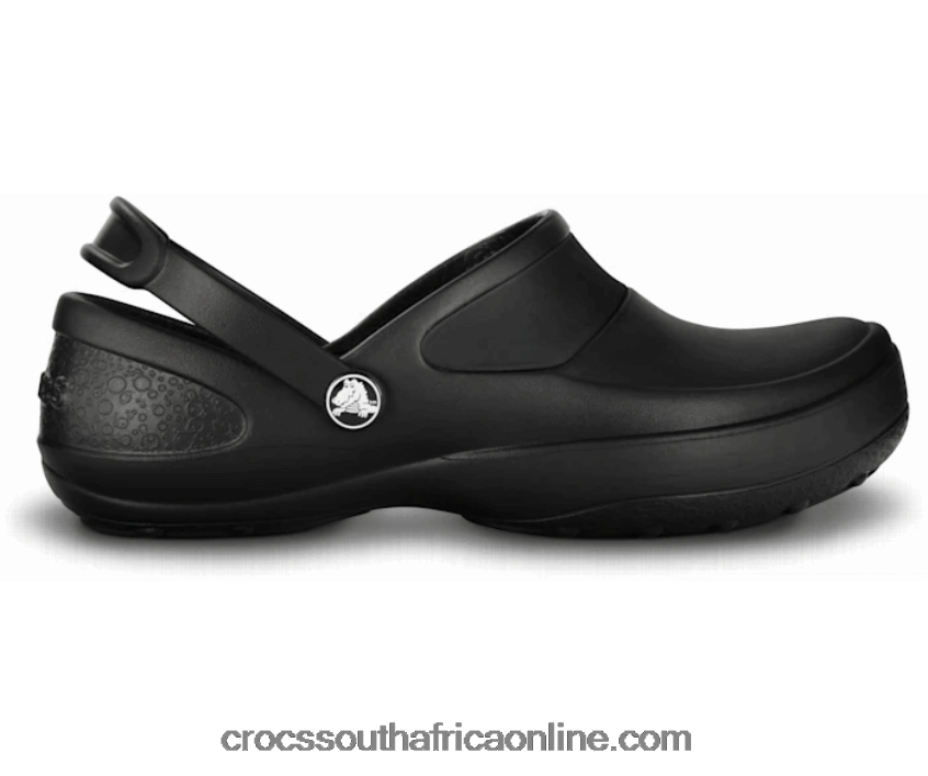 Women Mercy Work Clog Black Crocs FBL6TX328