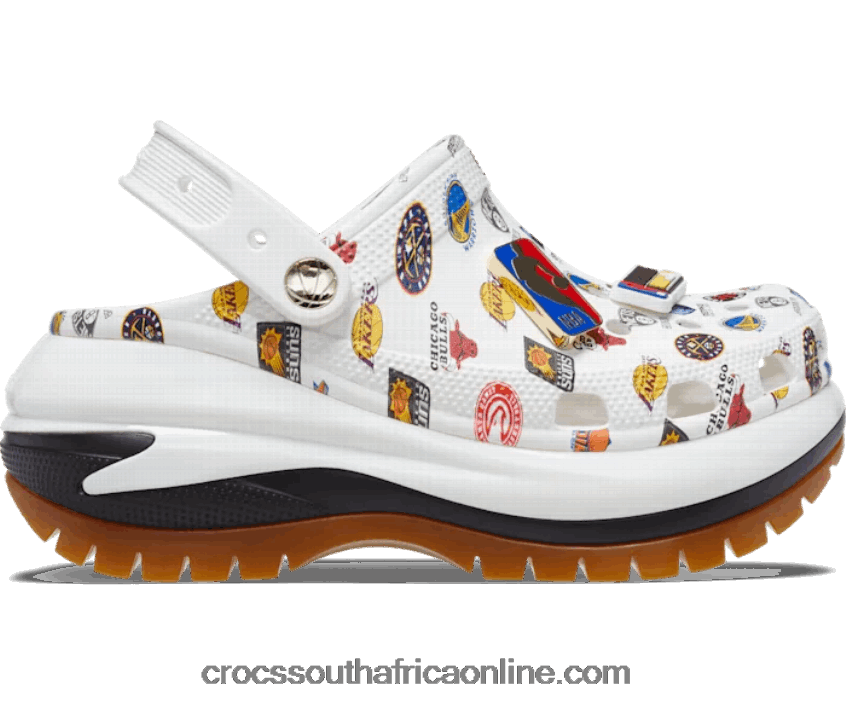 Women NBA All Star Mega Crush Clog Multi Crocs FBL6TX82