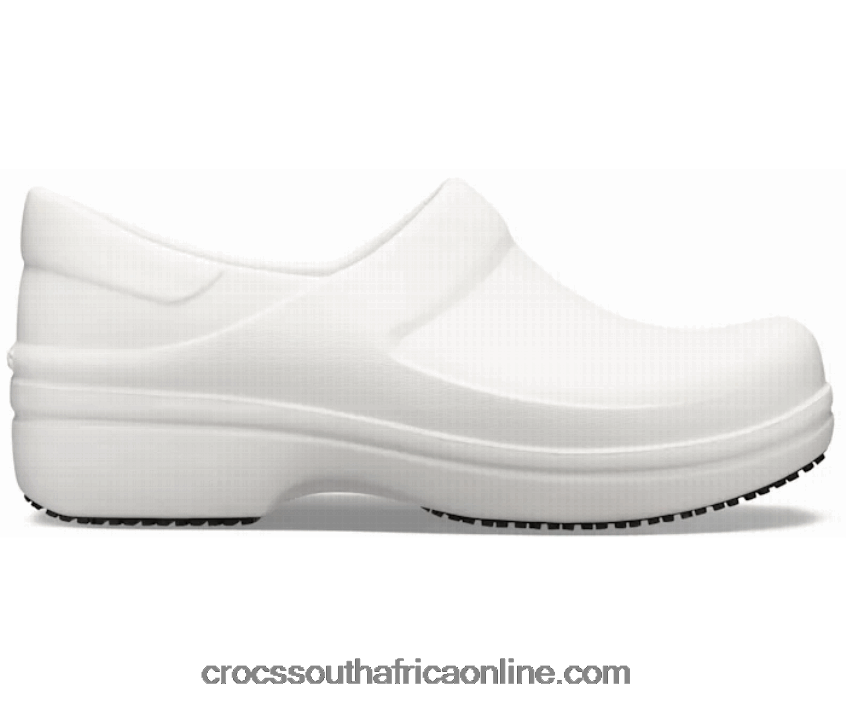 Women Neria Pro Ii Clog White Crocs FBL6TX321