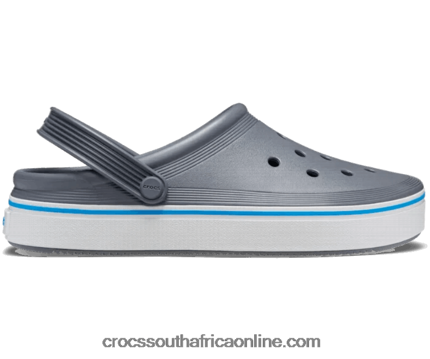 Women Off Court Clog Charcoal Crocs FBL6TX96