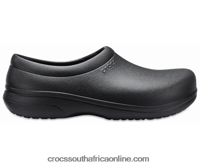 Women On-The-Clock Work Slip-On Black Crocs FBL6TX322