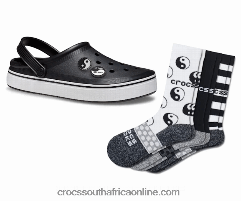 Women Peace And Love Pack Black Crocs FBL6TX42