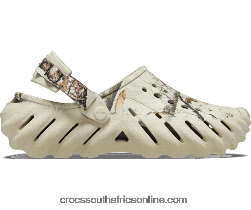 Women Realtree Edge Echo Clog Bone Crocs FBL6TX152