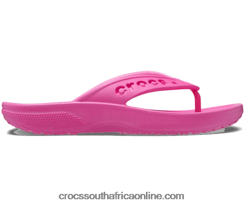 Women Baya Ii Flip Electric Pink Crocs FBL6TX394