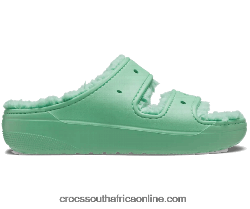 Women Classic Cozzzy Sandal Jade Stone Crocs FBL6TX409