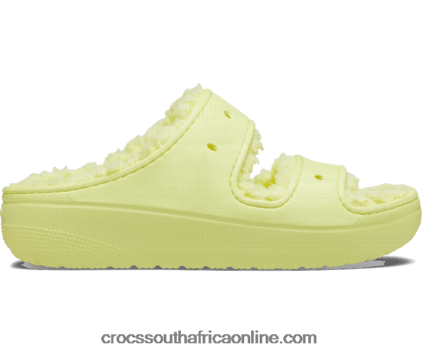 Women Classic Cozzzy Sandal Sulphur Crocs FBL6TX414