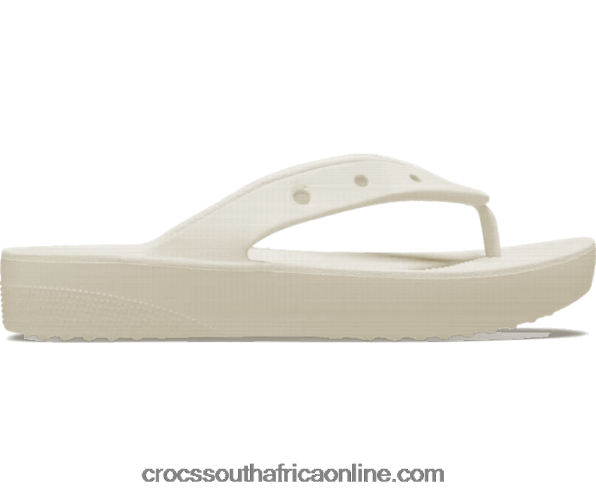 Women Classic Platform Flip Bone Crocs FBL6TX513