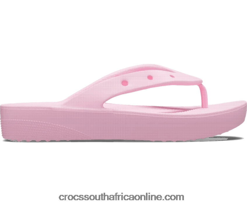 Women Classic Platform Flip Flamingo Crocs FBL6TX516