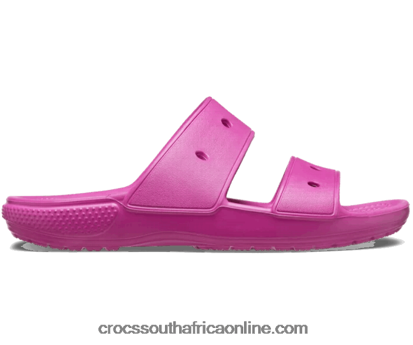 Women Classic Sandal Fuchsia Fun Crocs FBL6TX559