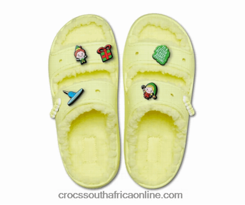 Women Cozzzy Elf Pack Sulphur Crocs FBL6TX461