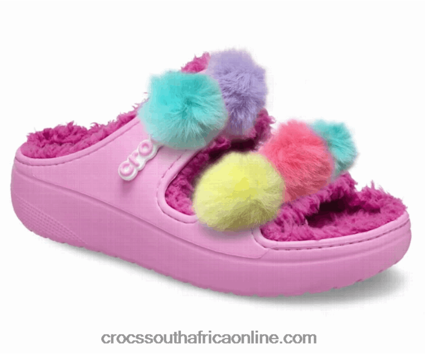 Women Cozzzy Puff Pack Taffy Pink Crocs FBL6TX529