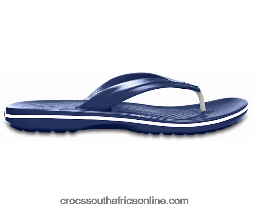 Women Crocband Flip Navy Crocs FBL6TX566