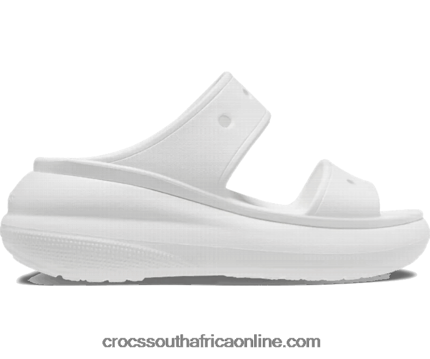 Women Crush Sandal White Crocs FBL6TX506