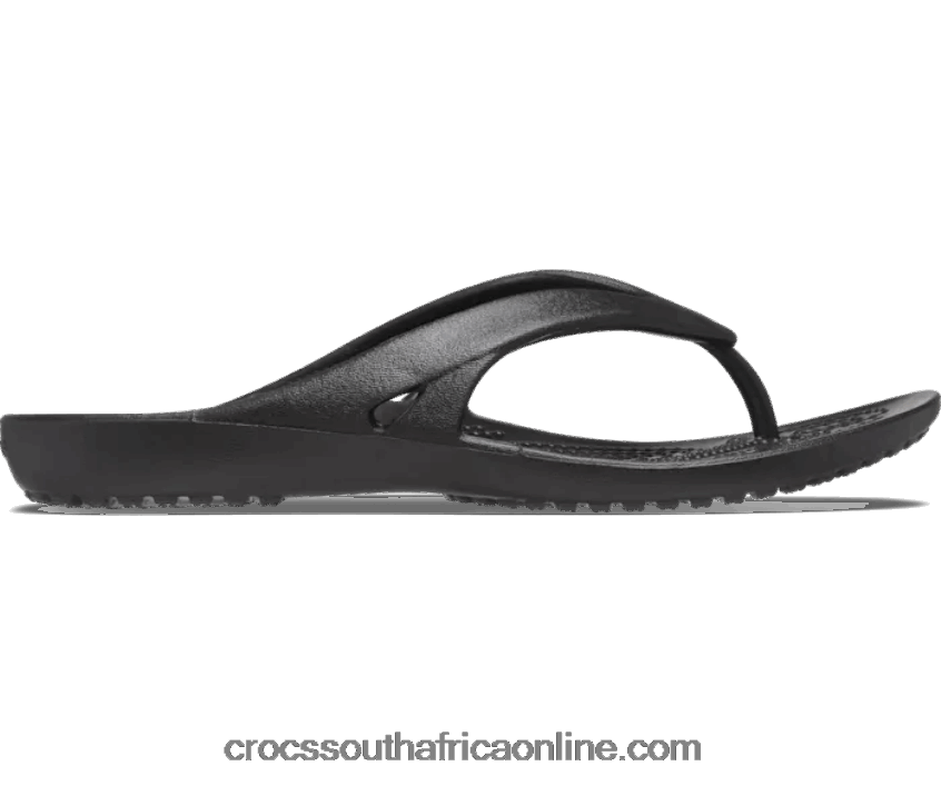 Women Kadee Ii Flip Black Crocs FBL6TX480