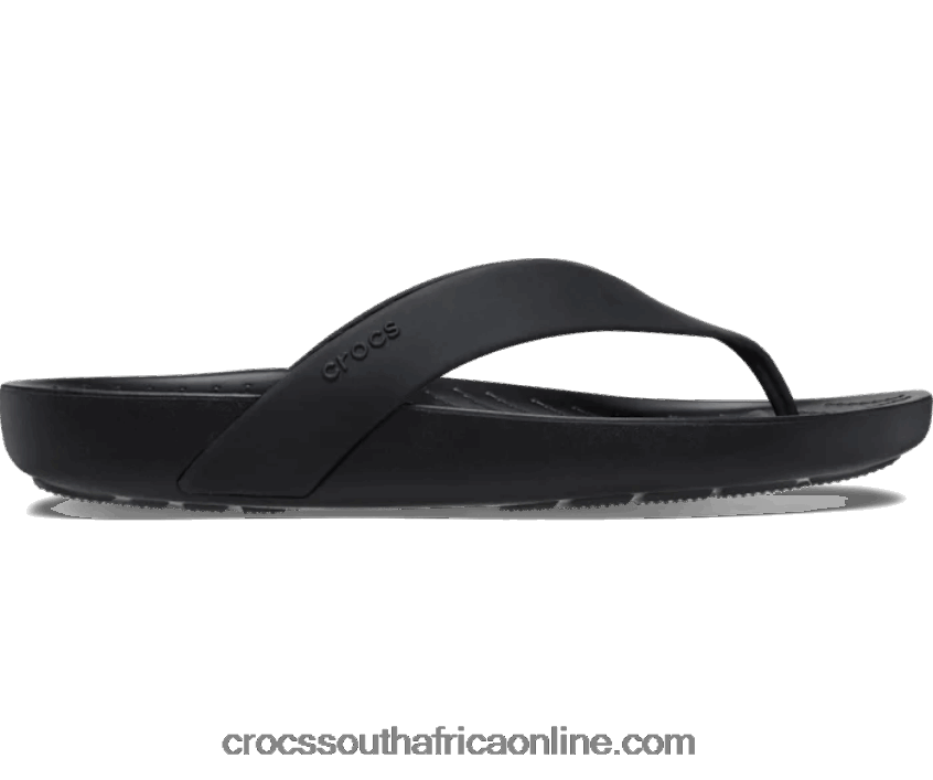 Women Splash Flip Black Crocs FBL6TX395