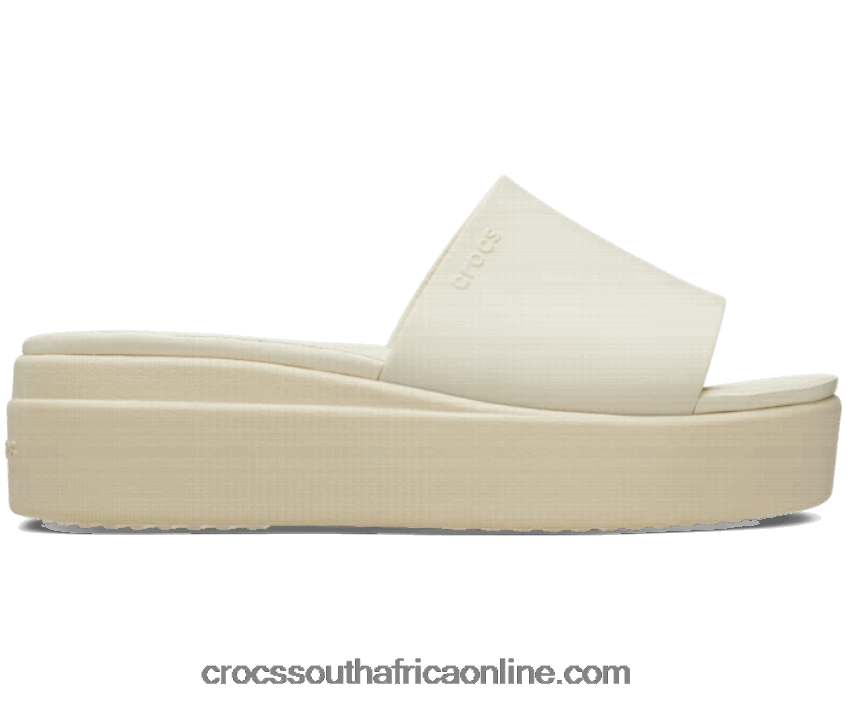 Women Brooklyn Slide Bone Crocs FBL6TX356