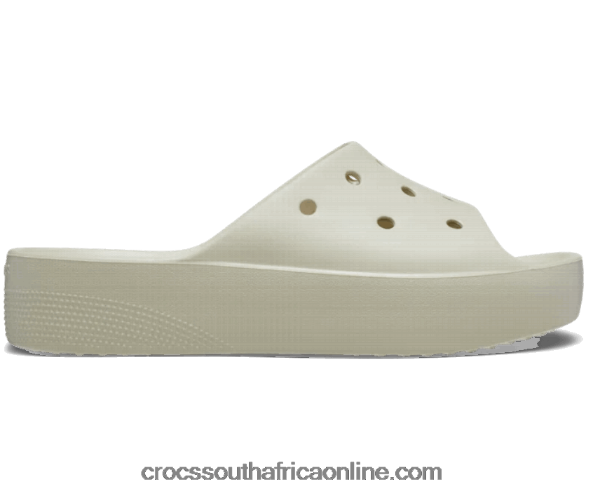 Women Classic Platform Slide Bone Crocs FBL6TX375