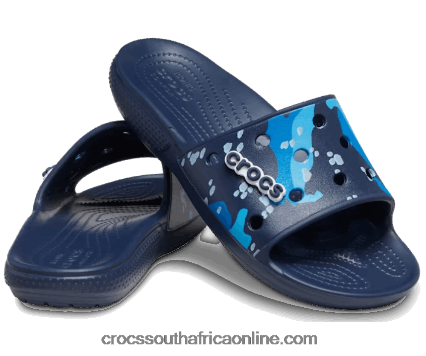 Women Classic Printed Camo SlideCrocs FBL6TX500