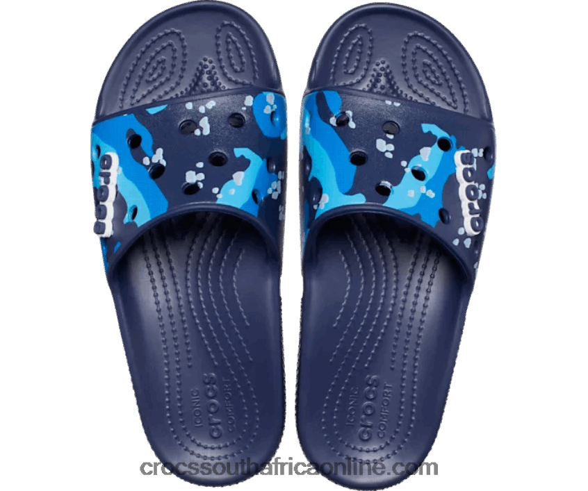 Women Classic Printed Camo SlideCrocs FBL6TX500