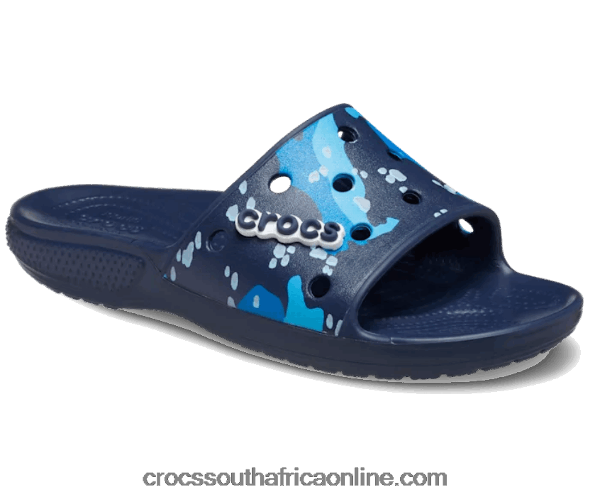 Women Classic Printed Camo SlideCrocs FBL6TX500