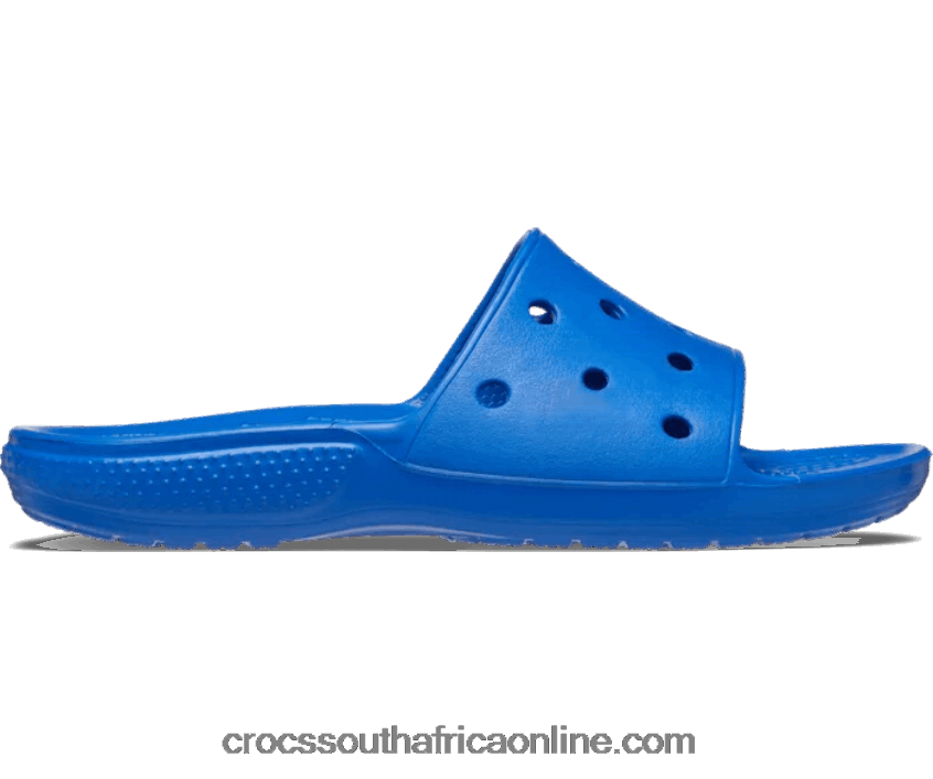 Women Classic Slide Blue Bolt Crocs FBL6TX366