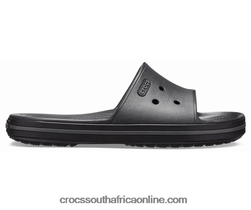Women Crocband Iii Slide Black/Graphite Crocs FBL6TX573