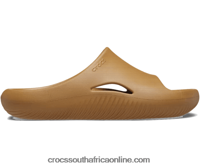 Women Mellow Slide Sand Crocs FBL6TX473