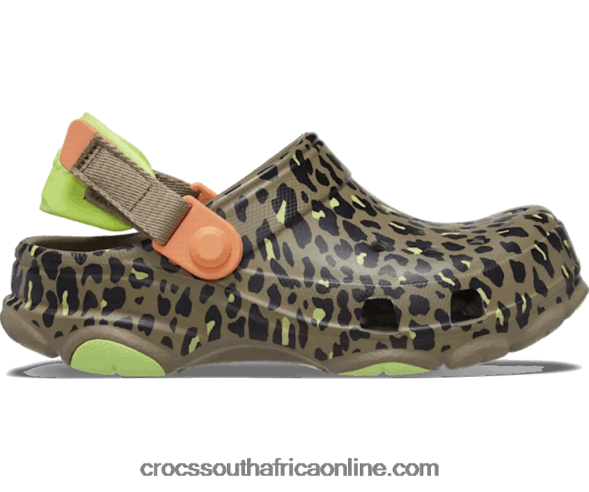 Kids All-Terrain Far Out Clog Khaki/Multi Crocs FBL6TX1531