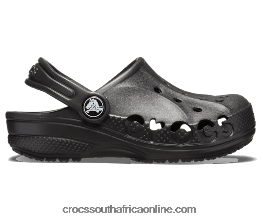 Kids Baya Clog Black Crocs FBL6TX1559