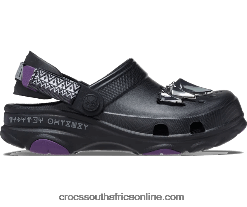 Kids Black Panther All-Terrain Clog Multi Crocs FBL6TX1620