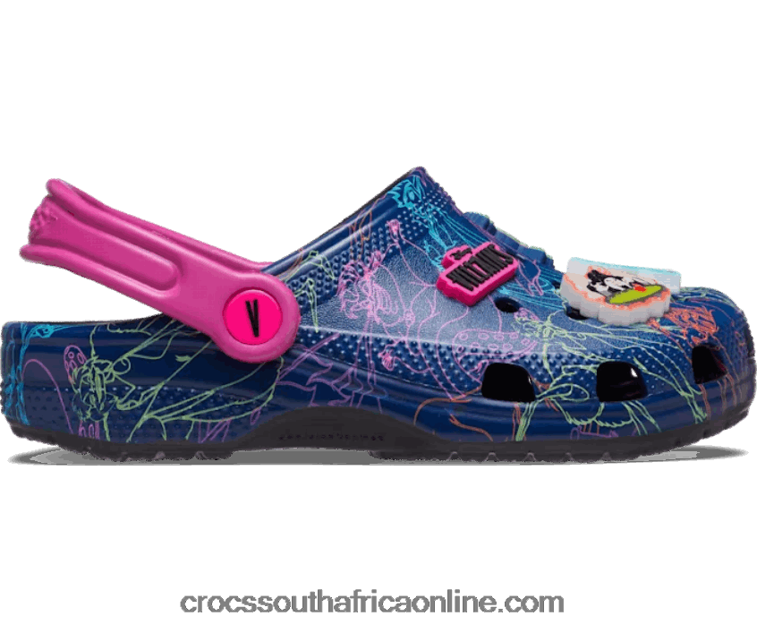 Kids Classic Disney Villains Clog Black Crocs FBL6TX1530