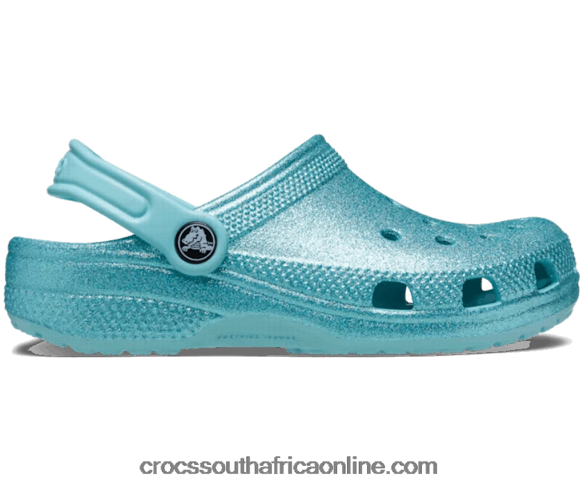 Kids Classic Glitter Clog Pure Water Crocs FBL6TX1591