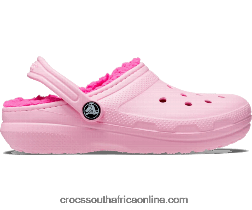 Kids Classic Lined Clog Flamingo Crocs FBL6TX1603