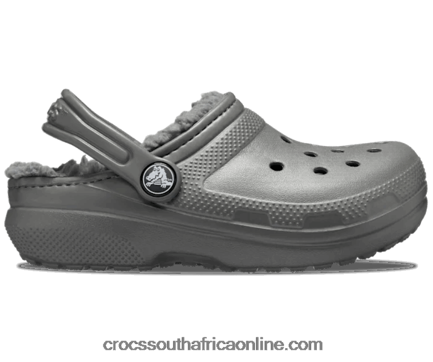 Kids Classic Lined Clog Slate Grey/Smoke Crocs FBL6TX1600