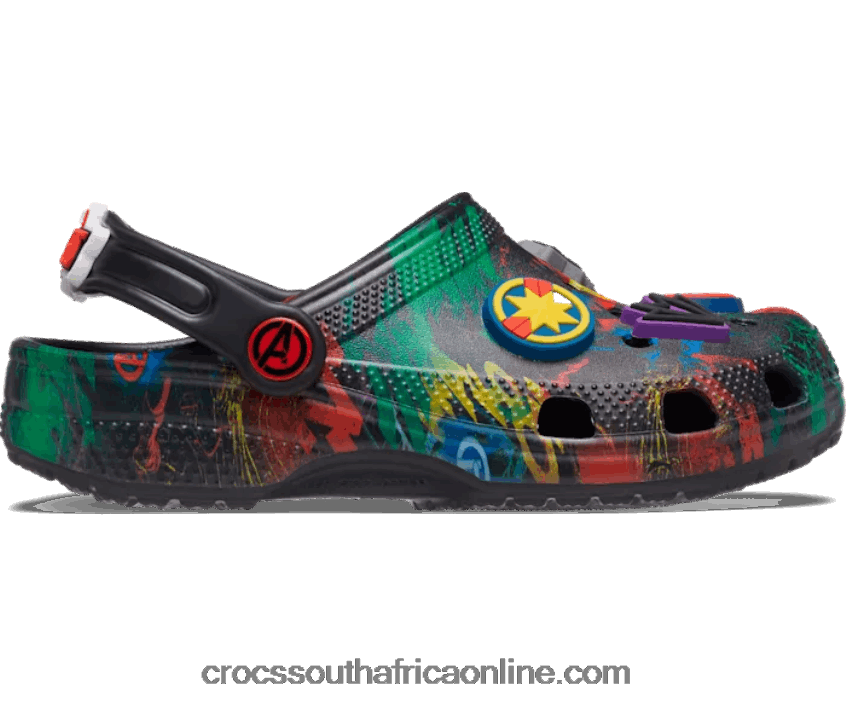 Kids Classic Marvel Avengers Clog Black Crocs FBL6TX1570