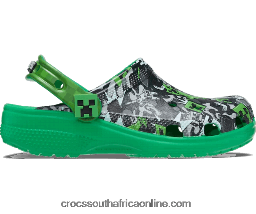 Kids Classic Minecraft Clog Multi Crocs FBL6TX1549