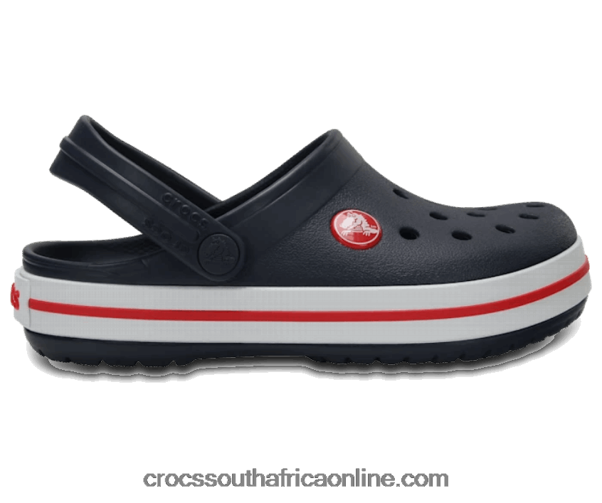 Kids Crocband Clog Navy/Red Crocs FBL6TX1541