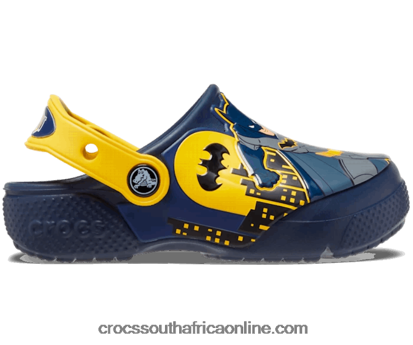 Kids Fun Lab Batman Patch Clog Navy Crocs FBL6TX1565