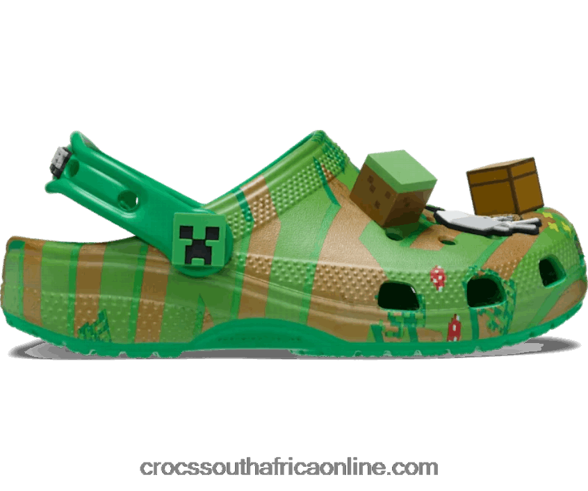 Kids Minecraft Elevated Clog Multi Crocs FBL6TX1567