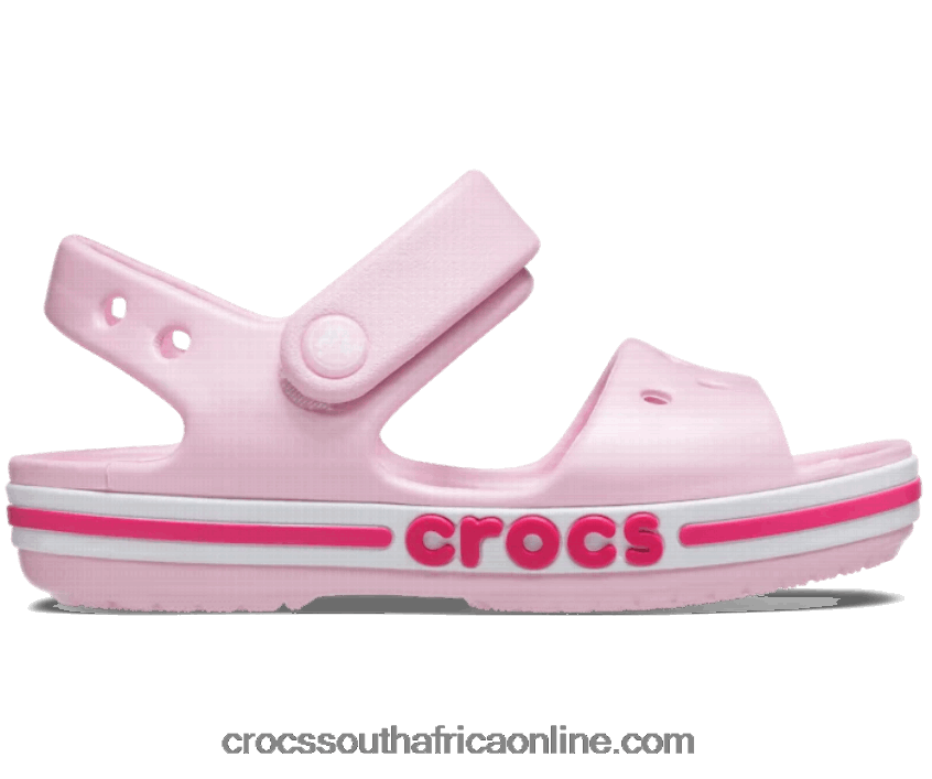 Kids Bayaband Sandal Ballerina Pink/Candy Pink Crocs FBL6TX1638