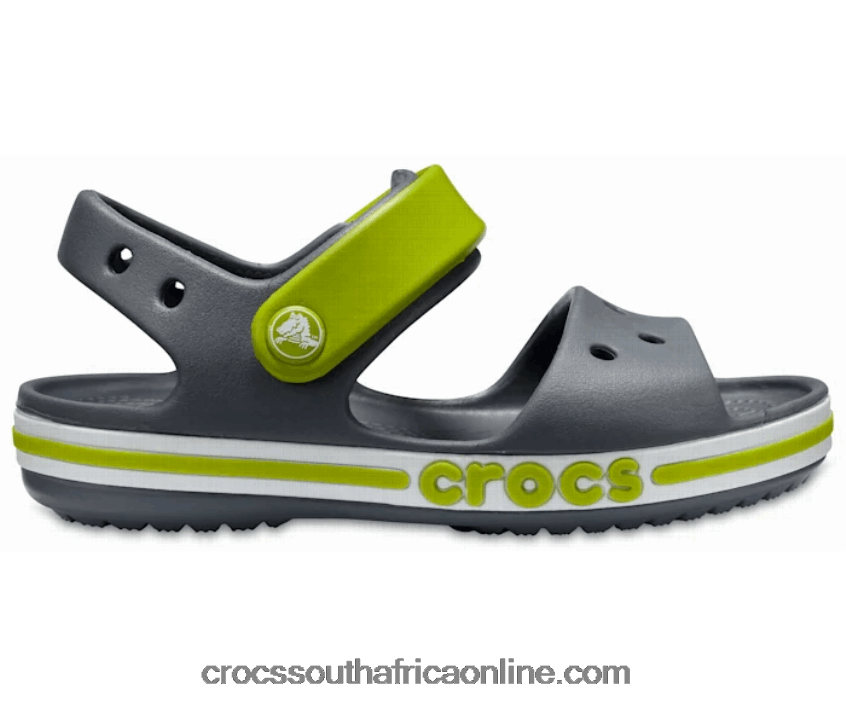 Kids Bayaband Sandal Charcoal Crocs FBL6TX1635