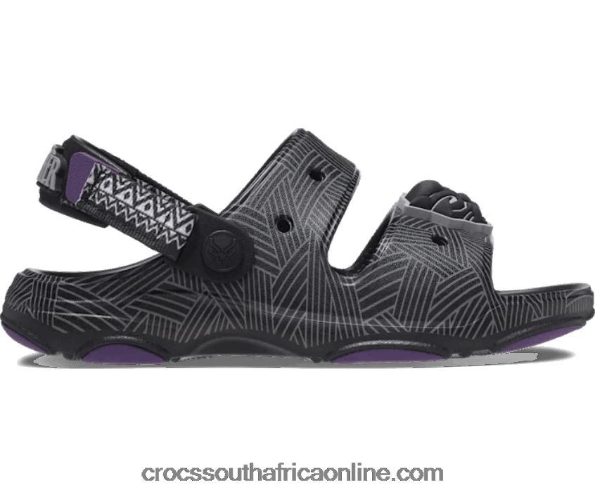 Kids Black Panther All-Terrain Sandal Multi Crocs FBL6TX1634