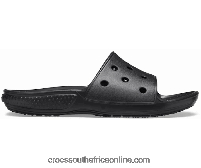 Kids Classic Slide Black Crocs FBL6TX1630