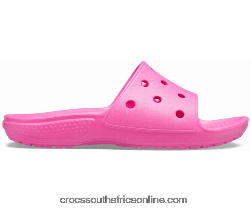 Kids Classic Slide Electric Pink Crocs FBL6TX1631