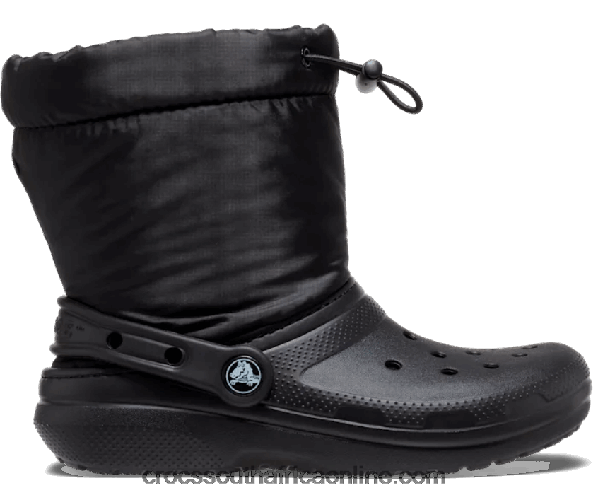 Kids Classic Lined Neo Puff Boot Black Crocs FBL6TX1445